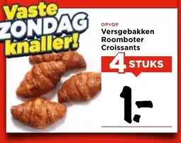 Vomar Voordeelmarkt Versgebakken Roomboter Croissants aanbieding