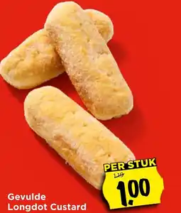 Vomar Voordeelmarkt Gevulde Longdot Custard aanbieding