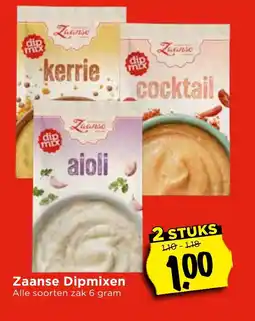 Vomar Voordeelmarkt Zaanse Dipmixen aanbieding