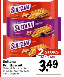 Vomar Voordeelmarkt Sultana Fruitbiscuit aanbieding
