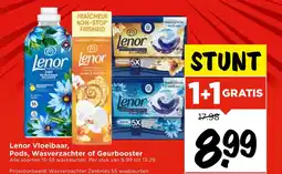 Vomar Voordeelmarkt Lenor Vloeibaar, Pods, Wasverzachter of Geurbooster aanbieding