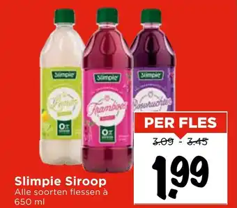 Vomar Voordeelmarkt Slimpie Siroop aanbieding