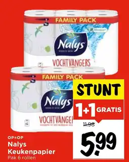 Vomar Voordeelmarkt Nalys Keukenpapier aanbieding