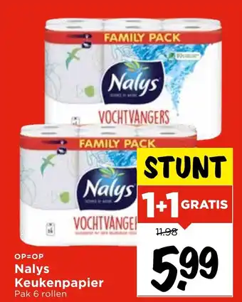 Vomar Voordeelmarkt Nalys Keukenpapier aanbieding