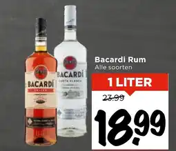 Vomar Voordeelmarkt Bacardi Rum aanbieding