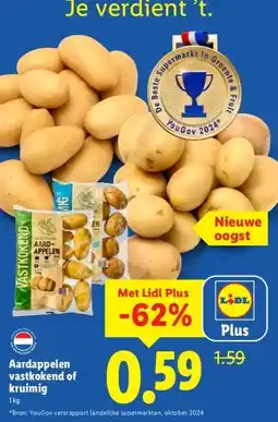 Lidl Aardappelen vastkokend of kruimig aanbieding