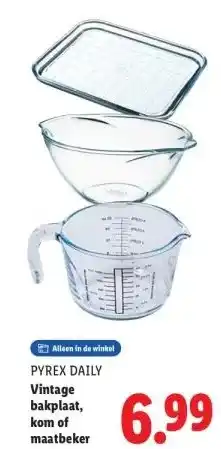 Lidl Vintage bakplaat, kom of maatbeker aanbieding