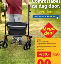 Lidl Rollator Comfort Plus aanbieding