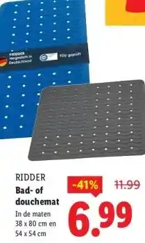 Lidl Bad- of douchemat aanbieding