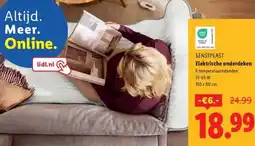 Lidl Elektrische onderdeken aanbieding
