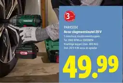 Lidl Accu-slagmoersleutel 20 V aanbieding