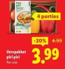 Lidl Verspakket piri piri aanbieding
