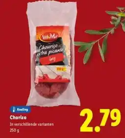 Lidl Chorizo aanbieding