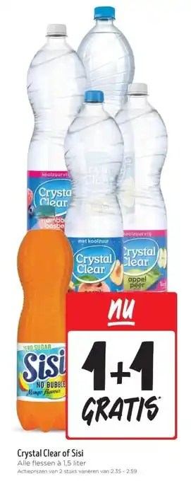 Jumbo Crystal Clear of Sisi aanbieding