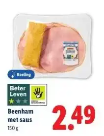 Lidl Beenham met saus aanbieding