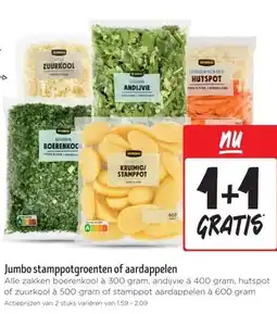 Jumbo Jumbo stamppotgroenten of aardappelen aanbieding