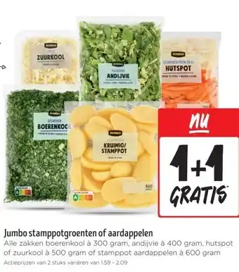 Jumbo Jumbo stamppotgroenten of aardappelen aanbieding