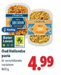 Lidl Oud Hollandse pasta aanbieding