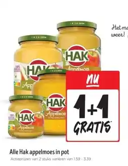 Jumbo Alle Hak appelmoes in pot aanbieding