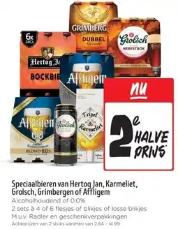 Jumbo Speciaalbieren van Hertog Jan, Karmeliet, Grolsch, Grimbergen of Affligem aanbieding