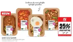 Jumbo Jumbo's verserijssttafel aanbieding
