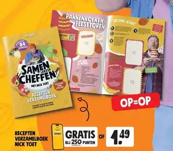 Jumbo RECEPTEN VERZAMELBOEK NICK TOET aanbieding