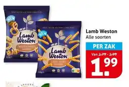 Hoogvliet Lamb Weston aanbieding