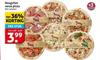 Hoogvliet Hoogvliet verse pizza aanbieding
