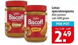 Hoogvliet Lotus speculoospasta aanbieding
