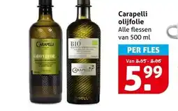 Hoogvliet Carapelli olijfolie aanbieding