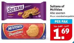 Hoogvliet Sultana of McVities aanbieding