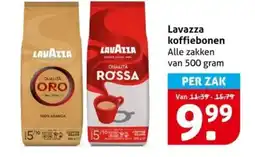 Hoogvliet Lavazza koffiebonen aanbieding