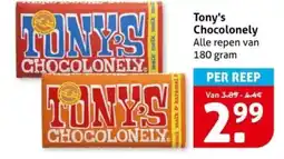 Hoogvliet Tony's Chocolonely aanbieding