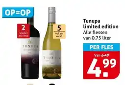 Hoogvliet Tunupa limited edition aanbieding