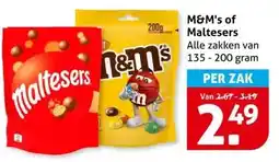 Hoogvliet M&M's of Maltesers aanbieding