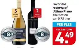 Hoogvliet Favoritos reserva of Ultimo Piano aanbieding