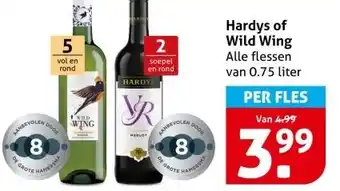 Hoogvliet Hardys of Wild Wing aanbieding