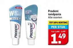 Hoogvliet Prodent tandpasta aanbieding