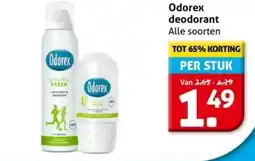 Hoogvliet Odorex deodorant aanbieding