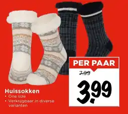 Vomar Voordeelmarkt Huissokken aanbieding