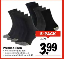 Vomar Voordeelmarkt Werksokken aanbieding
