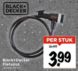 Vomar Voordeelmarkt Black+Decker Fietsslot aanbieding