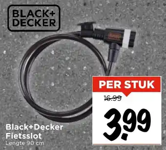 Vomar Voordeelmarkt Black+Decker Fietsslot aanbieding