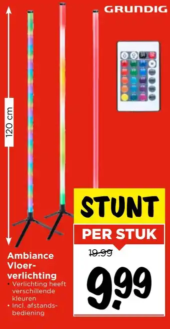 Vomar Voordeelmarkt Ambiance Vloer verlichting aanbieding
