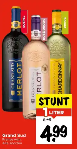 Vomar Voordeelmarkt Grand Sud Franse wijn aanbieding