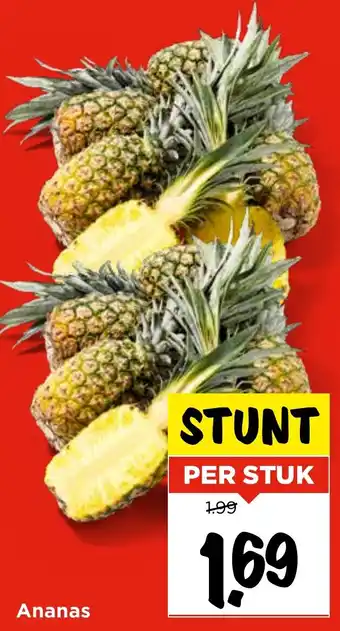 Vomar Voordeelmarkt Ananas aanbieding