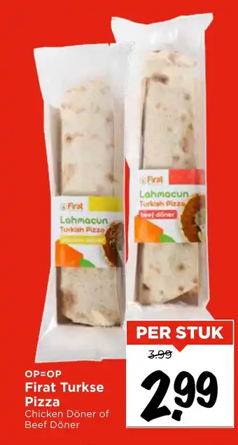 Vomar Voordeelmarkt Firat Turkse Pizza aanbieding