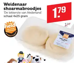 Coop Weidenaar shoarmabroodjes aanbieding