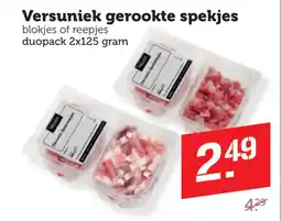 Coop Versuniek gerookte spekjes aanbieding