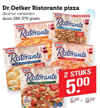 Coop Dr.Oetker Ristorante pizza aanbieding